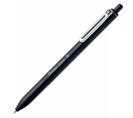 Penna a sfera a scatto iZee - punta 0,7 mm - nero - Pentel - BX467-A - 884851041098 - DMwebShop