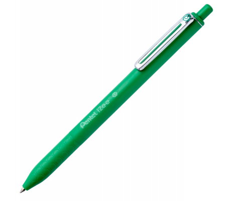 Penna a sfera a scatto iZee - punta 0,7 mm - verde - Pentel - BX467-D - 884851041128 - DMwebShop