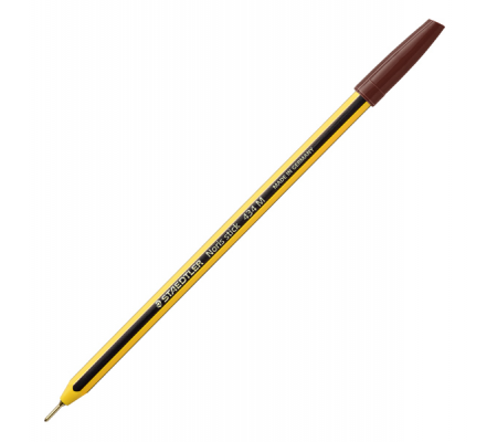 Penna a sfera Noris Stick - punta 1 mm - marrone - conf. 10 pezzi - Staedtler - 434 76 - 4007817437261 - DMwebShop