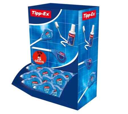 Ricariche correttore a nastro Easy refill - 4,2 mm x 14 mt - box 10 pezzi - Tipp-ex - 879435 - 3086123170131 - DMwebShop