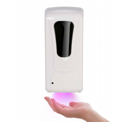 Dispenser automatico Gelly Plus - a riempimento - bianco - con luce UV - Gbc - 64250545 - DMwebShop