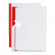 Cartelline Poli 200 PPL - 21 x 29,7 cm - trasparente dorso Rosso - conf. 10 pezzi - Sei Rota 66230512