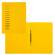 Cartella con pressino cartone A4 giallo - 1099