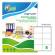 Etichette adesive LP4W carta con margini permanenti 105 x 72 mm 8 etichette per foglio 100 fogli bianco Tico LP4W 10572 - 1509