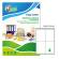 Etichette adesive LP4 W carta con margini permanenti 105 x 140 mm 4 etichette per foglio 100 fogli bianco Tico LP4W 105140 - 1708
