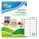 Etichette adesive LP4 W in carta angoli arrotondati permanenti 99 - 1 x 34 mm - 1555