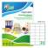 Etichette adesive LP4 W in carta permanenti 70 x 42,3 mm 21 etichette per foglio 100 fogli bianco Tico LP4W 7042 - 1691