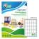 Etichette adesive LP4W carta angoli arrotondati permanenti 37,5 x 23,5 mm 60 etichette per foglio 100 fogli bianco LP4W 3723 - 2352