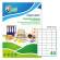Etichette adesive LP4W in carta permanenti 52 x 30 mm 40 etichette per foglio 100 fogli bianco Tico LP4W 5230 - 1779