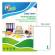 Etichette adesive PG4 carta laser permanenti 210 x 297 mm 1 etichette per foglio 100 fogli bianco lucido Tico PG4 210297 - 1608