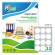 Etichette adesive tonde LP4 W carta con margini permanenti diametro 60 mm 12 etichette per foglio 100 fogli bianco LP4W - 1696
