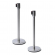 Colonnina segnapercorso cromata con nastro nero - 250 cm - conf. 2 pezzi - Studio T - BBECHROME - DMwebShop