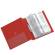 Raccoglitore Stelvio 22 x 30 cm 2 anelli a Q 65 mm dorso 9 cm rosso - 8386