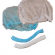Cuffie tonde monouso - in PP - tg. unica - conf. 100 pezzi - azzurro - No Brand - 00035.3 azzurro - DMwebShop