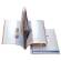 Cartelline con tasche Ercole Cat foratura universale PVC - 21 x 29,7 cm - trasparente - conf. 10 pezzi - Sei Rota - 502233 - 8004972019321 - DMwebShop