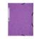 Cartellina con elastico - cartoncino lustre' - 3 lembi - 400 gr - 24 x 32 cm - viola - conf. 25 pezzi - Exacompta - 55508E - 3130630555087 - DMwebShop