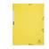 Cartellina con elastico - cartoncino lustre' - 3 lembi - 400 gr - 24 x 32 cm - giallo limone - conf. 25 pezzi - Exacompta - 55529E - 3130630555292 - DMwebShop