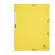 Cartella 3 lembi con elastico angolare A4 dorso 0,3 cm cartoncino Lustre' giallo limone conf. 25 pezzi - 55529E - 3130630555292 - DMwebShop