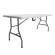 Tavolo pieghevole - in HDPE - 74 x 76 x 183 cm - bianco - Garden Friend - T1714183 - 8023755050344 - DMwebShop