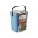 Pattumiera Gino - per rifiuti organici - 5 lt - azzurro - Perfetto - 29101 - 8052474291011 - DMwebShop