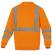 Felpa sportiva Astral - alta visibilita' - taglia L - arancio fluo - Deltaplus - ASTRAORGT - 3295249250355 - DMwebShop