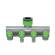 Raccordo rubinetto - 4 uscite - Verdemax - 9464 - 8015358094641 - DMwebShop