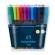 Penne a sfera Vizz - con cappuccio - punta media - colori assortiti - astuccio 10 pezzi - Schneider - P102290 - 4004675129949 - DMwebShop