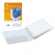 Raccoglitore personalizzabile Fly - 4 anelli a D - Ø 50 mm - dorso 7,5 cm - 22 x 30 cm - bianco - Sei Rota 36507501