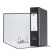Registratore Eurofile G55 - dorso 8 cm - protocollo 23 x 33 cm - nero - Esselte 390755130