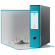 Registratore Eurofile G53 - dorso 8 cm - commerciale 23 x 30 cm - turchese - Esselte 390753800