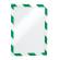 Cornice Duraframe Security adesiva pannello magnetico A4,21 x 29,7 cm verde bianco - 13666