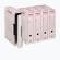 Scatola archivio Storage - formato legale - 85 x 253 x 355 mm - bianco e rosso - 1602 Esselte Dox - conf. 32 pezzi - King Mec - 00160200 - 8004389022952 - DMwebShop