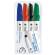 Pennarello a secco Memo per lavagne cancellabili - punta a scalpello - 6,5 mm - astuccio 4 colori - Tratto - 852200 - 8000825852206 - DMwebShop