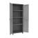 Armadio JWood 268 - 2 ante - PPL effetto legno - 68 x 37,5 x 170 cm - grigio tortora Terry - 1002717 - 8005646026164 - DMwebShop