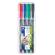 Pennarello Astucci Lumocolor permanent 313 - punta 4 mm - colori assortiti - Staedtler - 313WP4 - 4007817308431 - DMwebShop