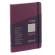 Taccuino EcoQua Plus - con elastico - rilegatura cucita - A5 - 5 mm - 80 fogli - righe - vino - Fabriano - 19621012 - 8001348220572 - DMwebShop