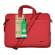 Borsa per notebook Bologna ecocompatibile da 16 rosso - 25870