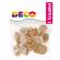 Bottoni - legno naturale - conf. 30 pezzi - Deco - 12025 - 8004957120257 - DMwebShop
