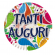 Piatti Tanti Auguri carta - Ø 18 cm - conf. 10 pezzi - Big Party - 60860 - DMwebShop