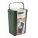 Pattumiera Gino - per rifiuti organici - 24 x 19 x 35,5 cm - 12 lt - verde bosco - Perfetto - 29125 - 8052474291257 - DMwebShop