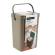 Pattumiera Gino - per rifiuti organici - 24 x 19 x 35,5 cm - 12 lt - marrone - Perfetto - 29126 - 8052474291264 - DMwebShop