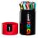 Marcatore Uni Posca PC5M - con coperchio rosso - punta media - colori assortiti - gift box 18 pezzi - Uni Mitsubishi - M 84008547 - 8059484008547 - DMwebShop