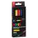 Marcatore Uni Posca PC5M - punta media 1,8 - 2,5 mm - colori assortiti - conf. 4 pezzi - Uni Mitsubishi - M PC5M 4P - 8007404250880 - DMwebShop