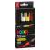Marcatore Uni Posca PC5M - punta media 1,8 - 2,5 mm - colori assortiti - conf. 4 pezzi - Uni Mitsubishi - M PC5M 4P - 8007404250880 - DMwebShop