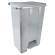 Contenitore mobile Ecoconti - a pedale - 80 lt - plastica riciclata - grigio - Medial International - 912872 - 8056324539308 - DMwebShop