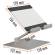 Supporto per tablet Rise - fino a 13' - Durable - 8940-23 - 4005546732633 - DMwebShop