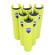 Protezione per scaffalature - per montanti larghi 70-87 mm - H 60 cm - giallo fluo - Rack Armour - Beaverswood - RAP70/LY - 5025360210147 - DMwebShop