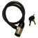 Lucchetto a spirale a 2 chiavi diametro 12 x 650 mm Metalplus 15370 - 28040