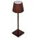 Lampada - da tavolo - a LED - 10 x 10 x 38 cm - alluminio-pmma - ruggine - King Collection - L1776621 - 8023755058159 - DMwebShop