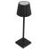 Lampada da tavolo a LED 10 x 10 x 38 cm alluminio pmma nero - 28220